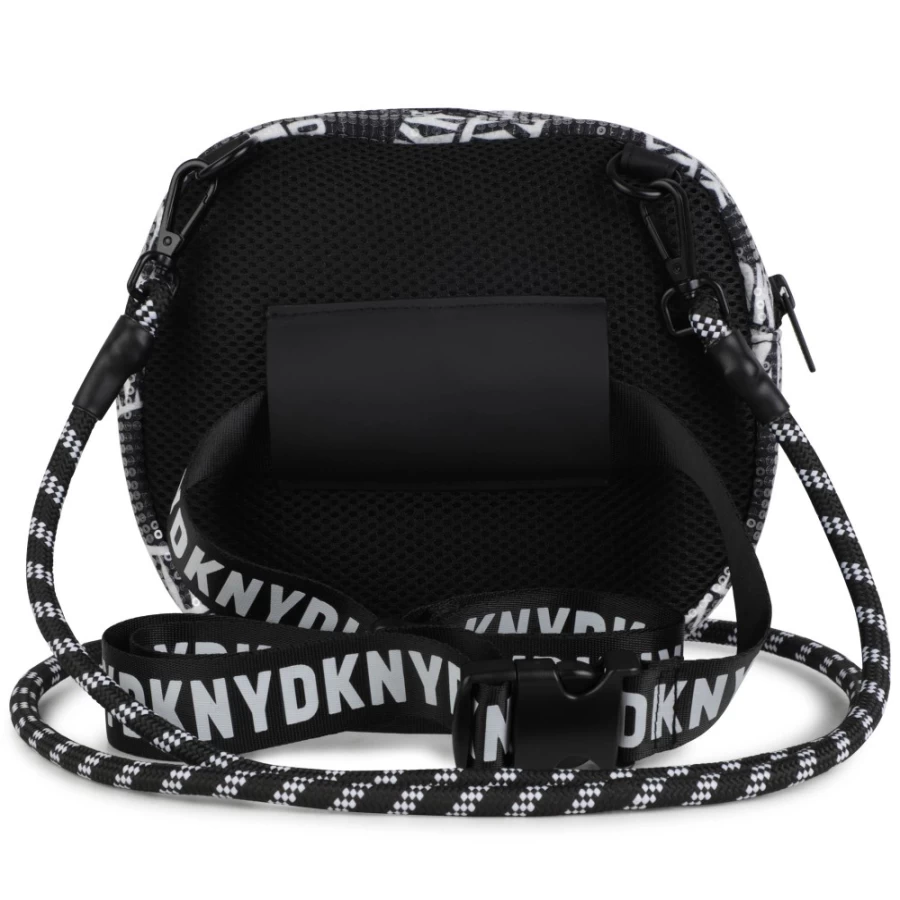 DKNY Two-In-One Convertible Handbag for Girls - Black & White Fashionable Tote & Backpack