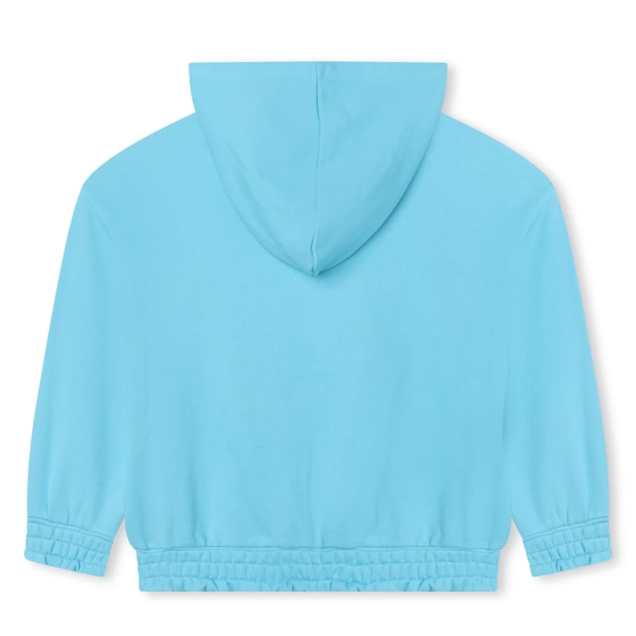 BILLIEBLUSH Girls' Blue Dish Fleece Sweatshirt - Cozy & Stylish Pullover for Kids