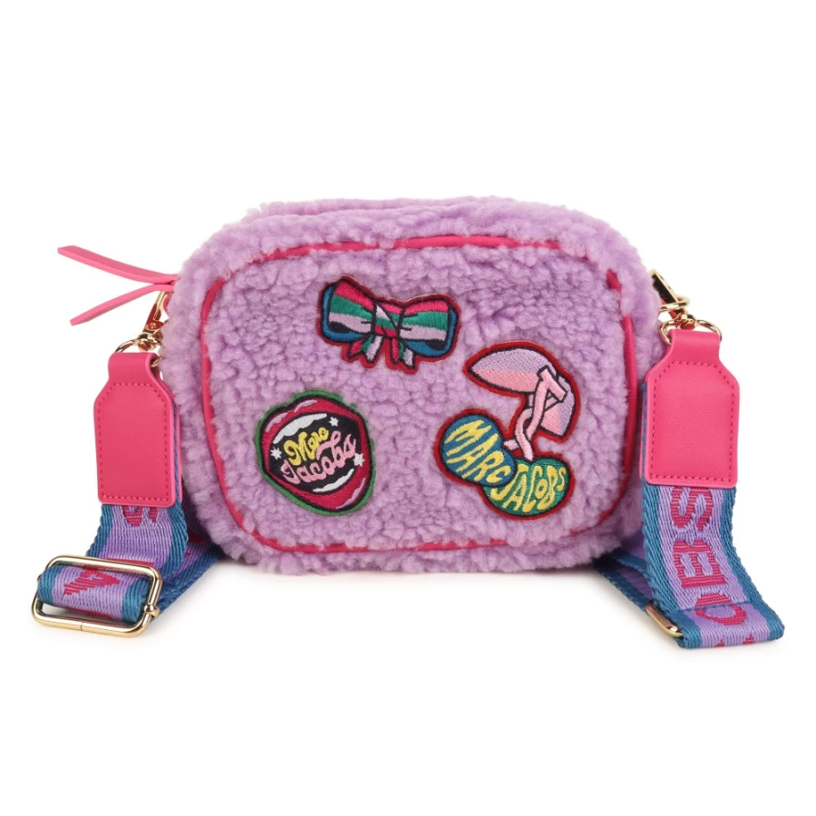 MARC JACOBS Fluffy Fleece Handbag for Girls - Soft & Stylish Women's Fashion Shoulder Bag