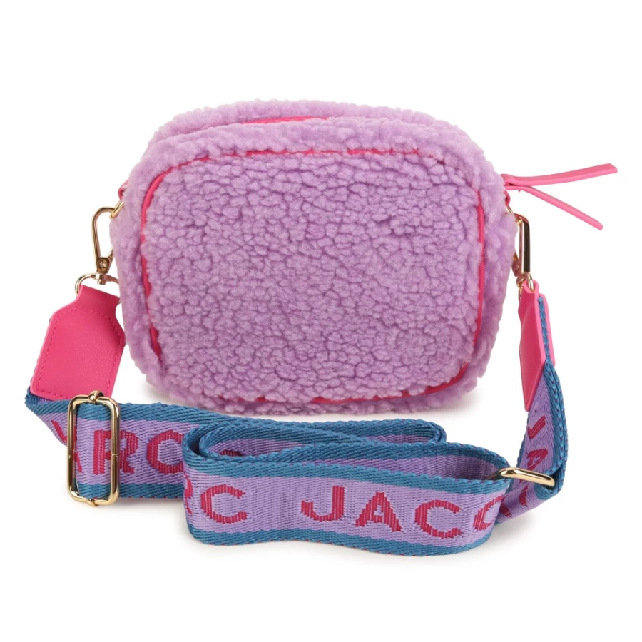 MARC JACOBS Fluffy Fleece Handbag for Girls - Soft & Stylish Women's Fashion Shoulder Bag