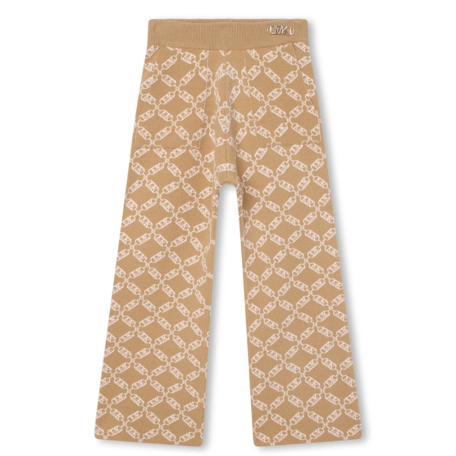 MICHAEL KORS Girl's Two-Tone Knit Pants for Stylish Comfort