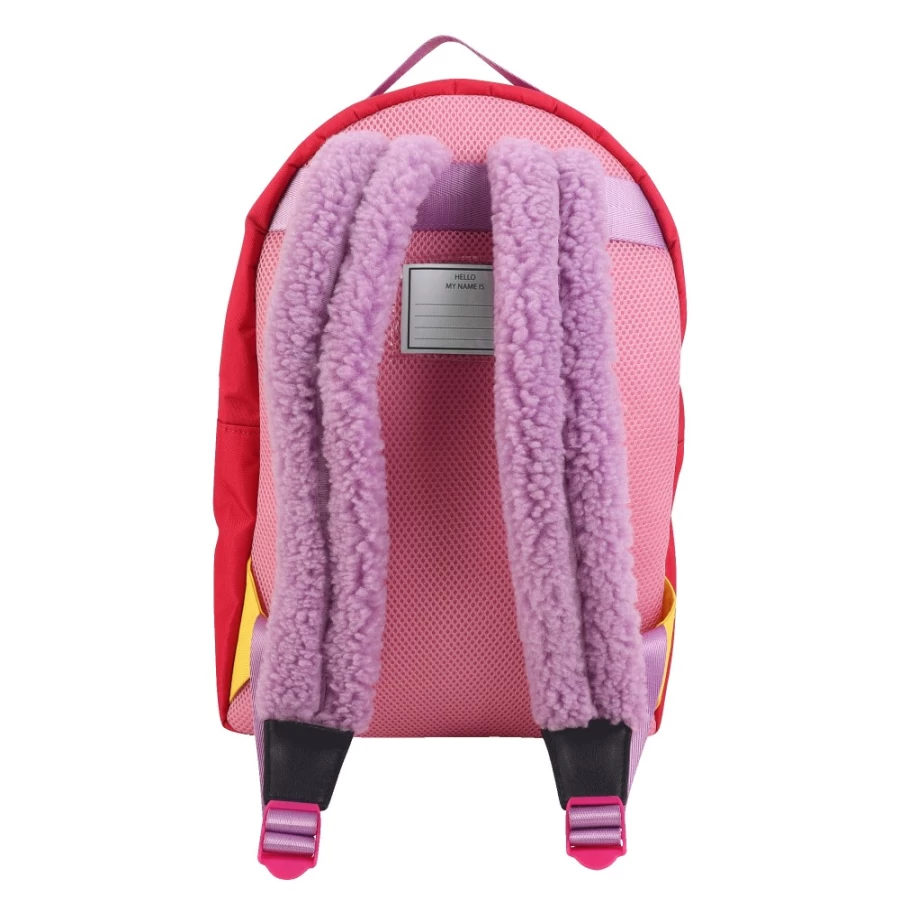 MARC JACOBS Fuschia Textured Glitter Backpack for Girls - Sparkling Fashion School Bag