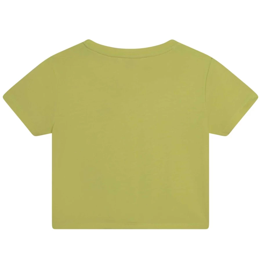 MICHAEL KORS Girl's Citrine Short-Sleeved Knotted T-Shirt for Girls