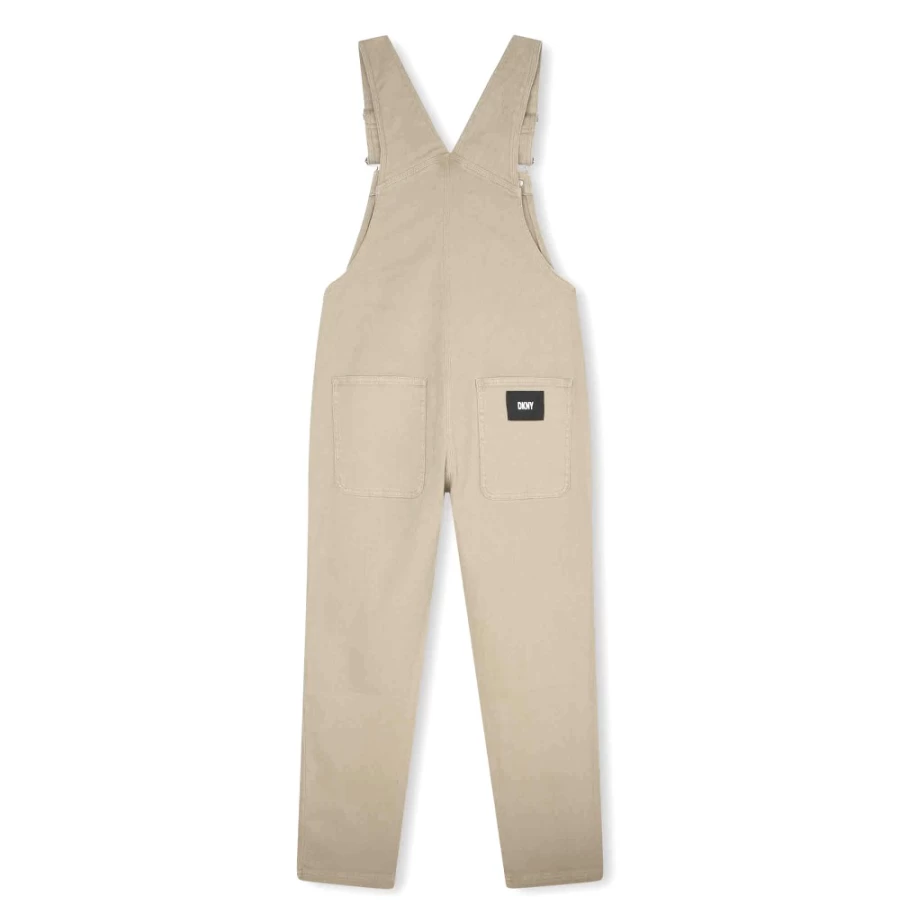 DKNY Girls' Dyed Cotton Overalls – Stylish & Comfortable Playwear