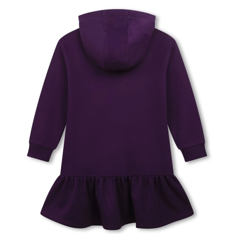 MARC JACOBS Girls' Hooded Fleece Dress - Cozy Winter Wear for Kids